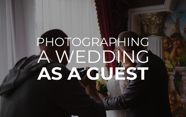 Photographing a wedding as a guest