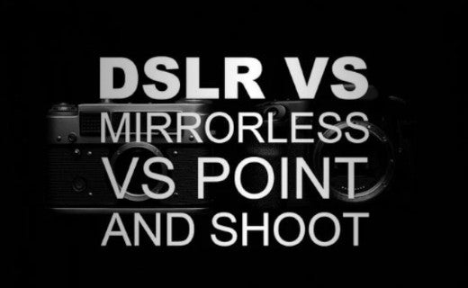 Point and Shoot vs DSLR Camera vs Mirrorless Camera