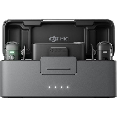 DJI Mic 2 (2 TX + 1 RX + Charging Case) All-in-one Wireless Microphone - Open Box