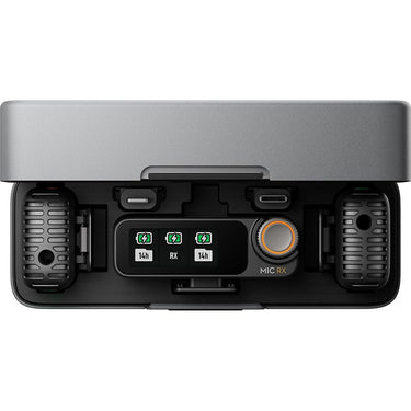 DJI Mic 2 (2 TX + 1 RX + Charging Case) All-in-one Wireless Microphone - Open Box