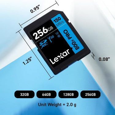 Lexar High-Performance 800x PRO SDHC UHS-I 32 GB Memory Card