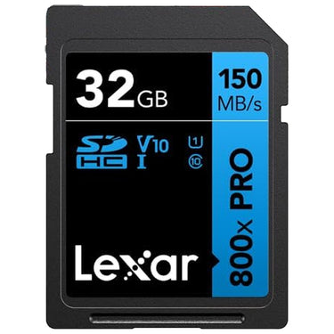 Lexar High-Performance 800x PRO SDHC UHS-I 32 GB Memory Card