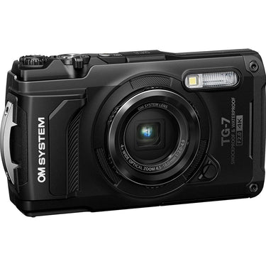 OM Digital Solutions Tough TG-7 12MP 4K 2160p Underwater Digital Camera, Black (V110030BU000)