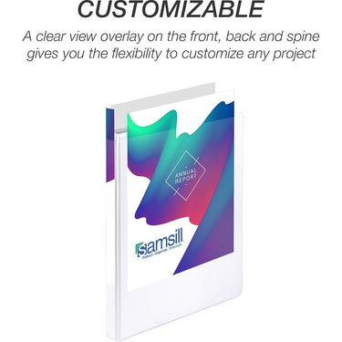 Samsill Durable 0.5" View D Ring Wht