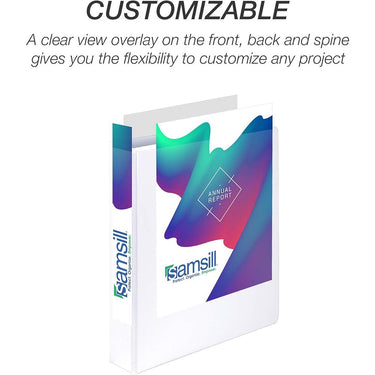 Samsill Durable 1.5" View D Ring Wht