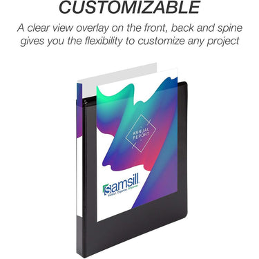 Samsill Durable 0.5" View D Ring Blk