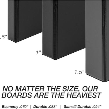 Samsill Durable 0.5" View D Ring Blk