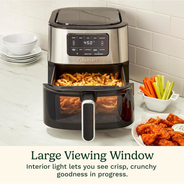 Cuisinart Air Fryer Oven - 6-Qt Basket Air Fryer, Stainless Steel