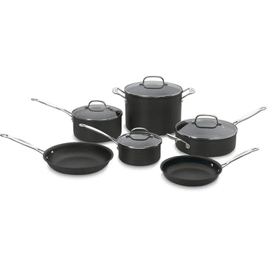 Cuisinart Chef's Classic Nonstick Hard-Anodized 10-Piece Cookware Set