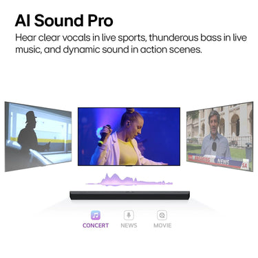 LG Soundbar for TV with Dolby Audio 3.1 Ch, S60T