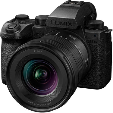 Panasonic LUMIX S5IIX Full Frame Mirrorless Camera Body with 14-28mm Lens Kit Bundle