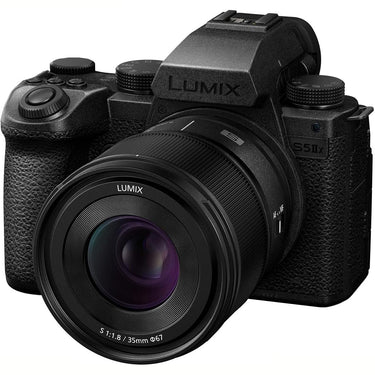 Panasonic LUMIX S5IIX Full Frame Mirrorless Camera Body with 35mm F1.8 Lens Kit Bundle