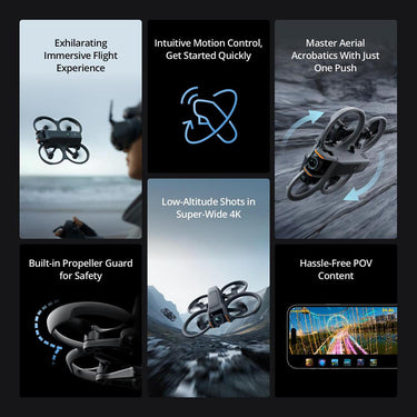 DJI Avata 2 Fly More Combo (1 Battery) FPV Drone with Camera 4K - Open Box