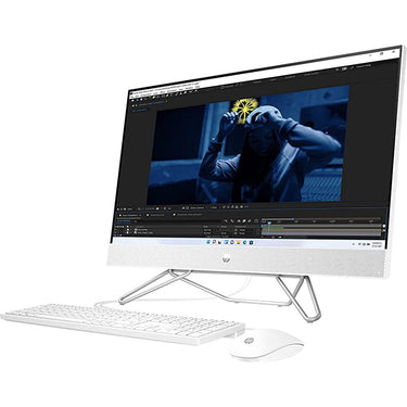 Hewlett Packard 23.8" Intel Celeron J4025 4/256GB SSD Desktop PC Open Box + 1 Year Warranty Pack