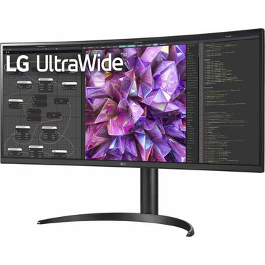 LG 34" Curved UltraWide QHD IPS PC Monitor (Open Box) + 1 Year Warranty Pack