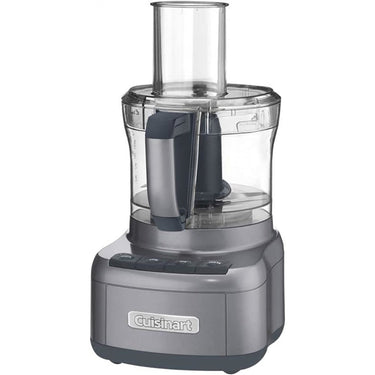 Cuisinart 8 Cup Food Processor, 350-Watt Motor, Gunmetal, Factory Refurbished