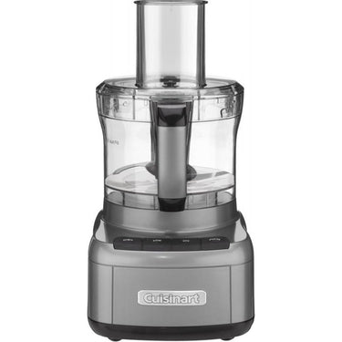 Cuisinart 8 Cup Food Processor, 350-Watt Motor, Gunmetal, Factory Refurbished