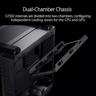 ASUS TUF Gaming GT502 ATX Mid-Tower Computer Case - GT502/BLK/TG
