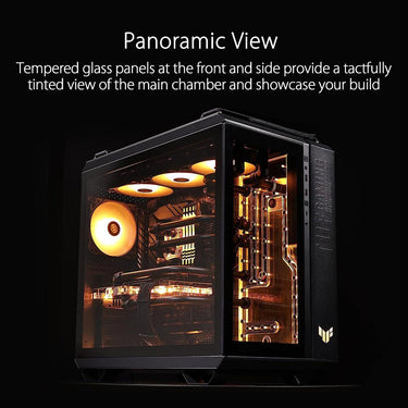 ASUS TUF Gaming GT502 ATX Mid-Tower Computer Case - GT502/BLK/TG