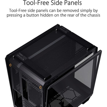 ASUS TUF Gaming GT502 ATX Mid-Tower Computer Case - GT502/BLK/TG