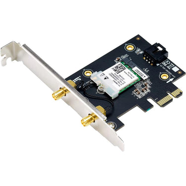 ASUS WiFi6 6E PCI-E Adapter with 2 External Antennas - PCE-AXE5400