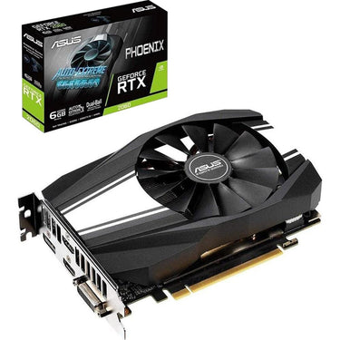 ASUS NVIDIA GeForce RTX 2060 DP DVI Graphics Card - PH-RTX2060-6G