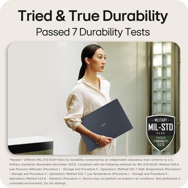 LG gram 16", Intel Evo Edition 16GB /512GB 2-in-1 Touch Laptop. Black