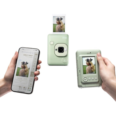 Fujifilm instax mini LiPlay Hybrid Instant Camera and Smartphone Printer, Matcha Green