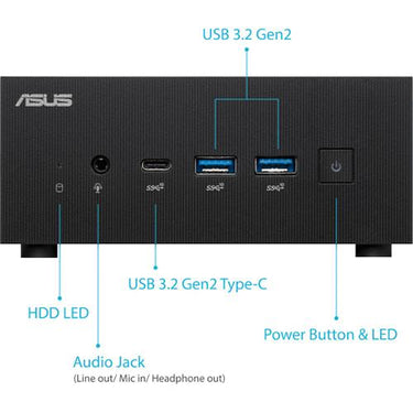 ASUS ExpertCenter PN64 Ultra-compact Mini Barebones PC - PN64-BB7000X1TD-NL