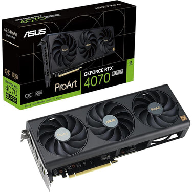 ASUS ProArt GeForce RTX 4070 Super OC Edition Graphics Card - PROART-RTX4070S-O12G