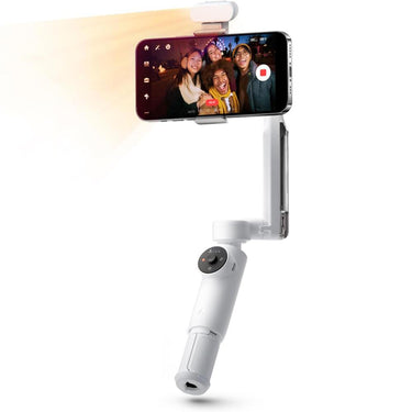 Insta360 Flow Gimbal Stabilizer Creator Kit White w/ 1 Year Extended Warranty Bundle