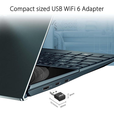 ASUS AX1800 Dual Band WiFi 6 USB Adapter - USB-AX55Nano