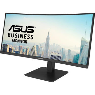 ASUS 34" Ultrawide Curved USB-C Docking Monitor in Black - VA34VCPSN