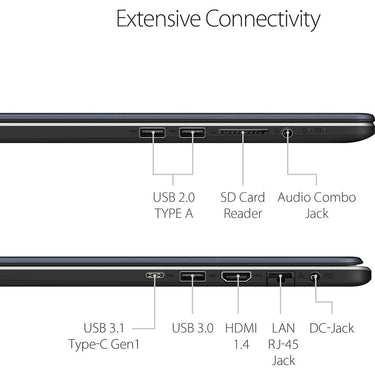 Asus 17.3" i7-8565U 16GB 512GB Wn10