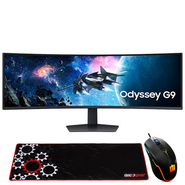 Samsung 49" Odyssey G9 G95C DQHD 240Hz Curved Gaming Monitor + Mouse & Pad