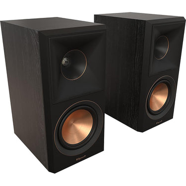 Klipsch RP-500M II Bookshelf Speakers - High-Fidelity Sound; Ebony (Pair) - Open Box