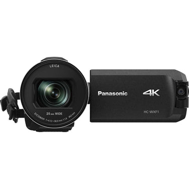 Panasonic HC-WXF1K 4K Cinema-Like Camcorder with 24x LEICA DICOMAR Lens - Open Box