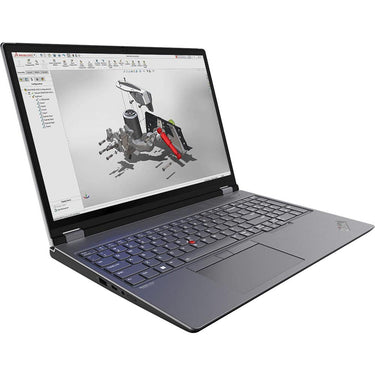 Lenovo 16" ThinkPad P16 Gen 2 Mobile Workstation in Storm Gray - 21FA002NUS