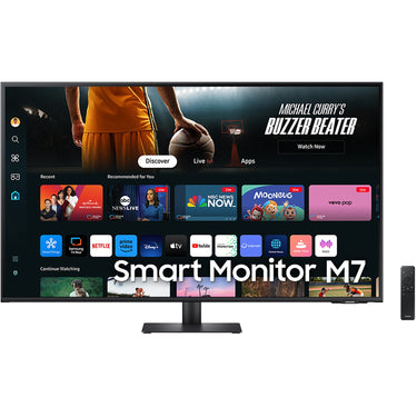 Samsung 43" Smart Monitor M7 (M70D) 4K UHD with Streaming TV  + 2 Year Protection Pack