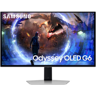 Samsung 27" Odyssey OLED G6 (G60SD) QHD Pro Gaming Monitor + 2 Year Protection Pack