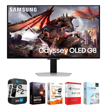 Samsung 32" Odyssey OLED G8 (G80SD) 4K Smart Gaming Monitor + 2 Year Protection Pack