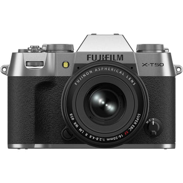 Fujifilm X-T50 Mirrorless Digital Camera Body Silver + XF 16-50mm Lens +Accessory Bundle