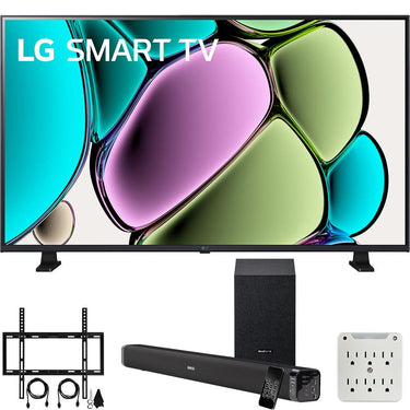 LG 32LR655BPUA 32 inch Class LR65 Series LED HD WebOS TV + Premium Soundbar Bundle