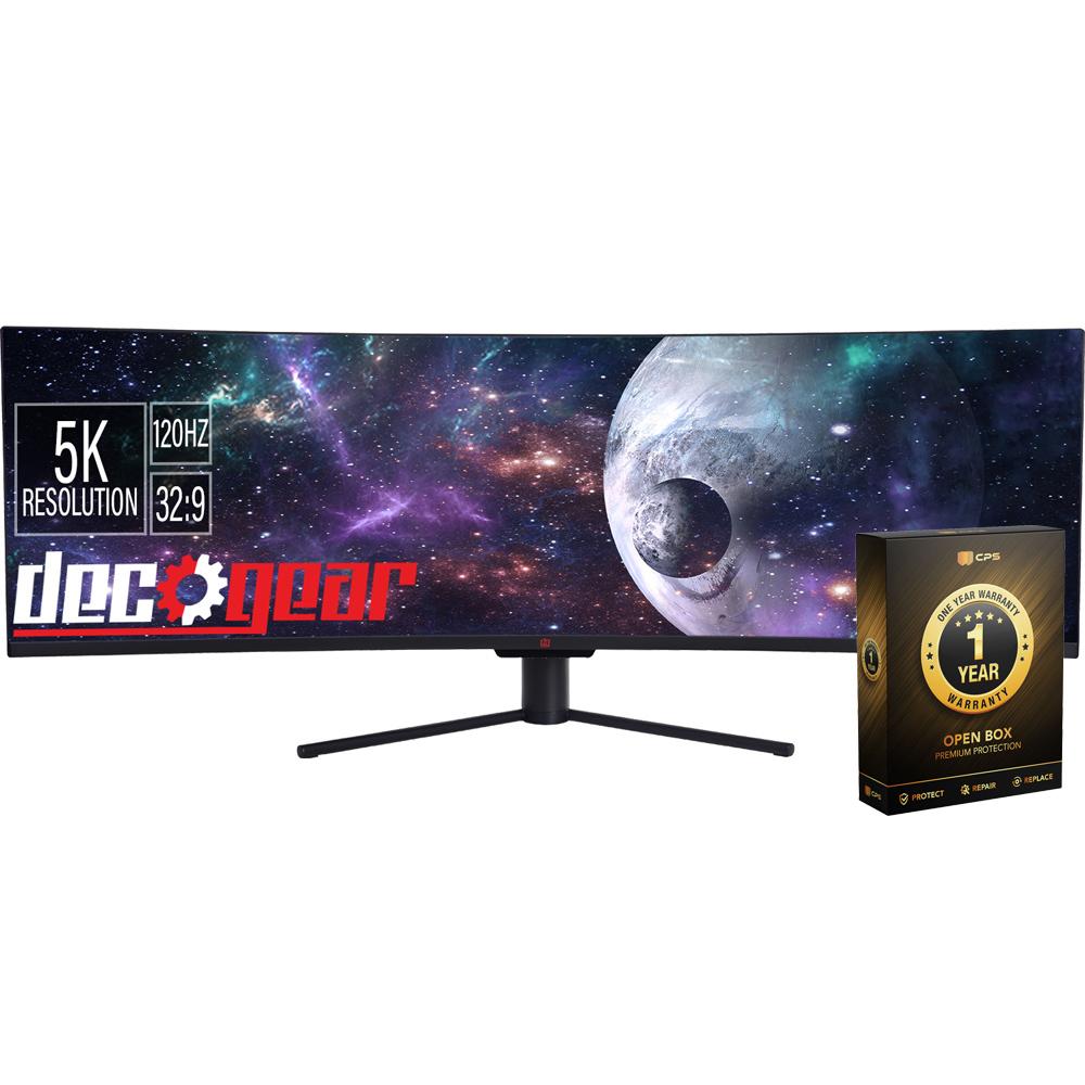 Deco Gear 49" Curved Ultrawide 5K Monitor (Open Box) with 1 Year Warranty