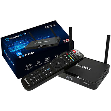 Superbox Dual Band Wi-Fi 2.4Ghz 5Ghz Supports 6K (Open Box) with 1 Year Warranty