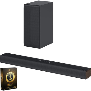 LG S40Q 2.1 Ch Sound Bar and Subwoofer (Open Box) + 1 Year Warranty Pack