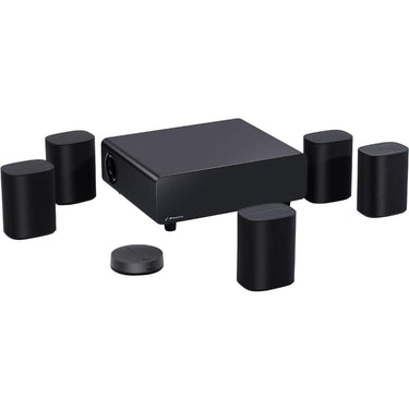 Platin Milan 5.1 7-Piece Speaker System with Transmitter Open Box +1 Year Warranty Pack