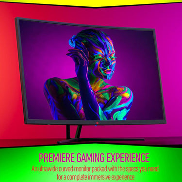 Deco Gear 39" Curved Gaming Monitor w/ 65w PD (Open Box) + 1 Year Warranty Pack