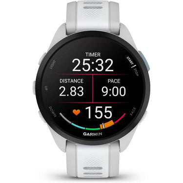 Garmin Forerunner 165 Smart Sport Watch, Mist Gray + Whitestone w/ Warranty Bundle