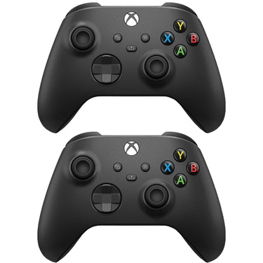 Microsoft Xbox Wireless Bluetooth Controllers with USB, Carbon Black, 2-Pack